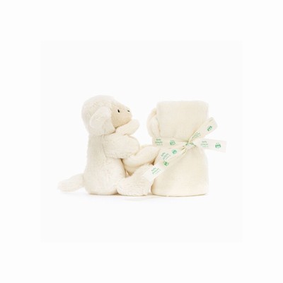 Jellycat Bashful Lamb Soothers Australia | 049862KTH